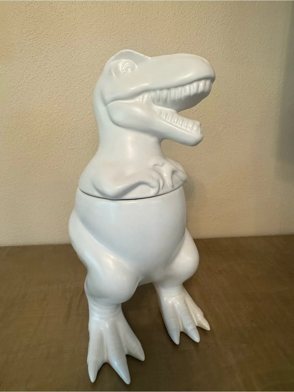 T-Rex Dinosaur Stoneware Cookie Jar
